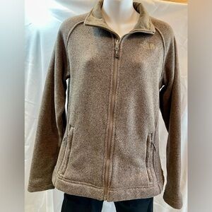 North Face Medium Fleece Full Zip‎ Jacket Style #AUDW Fall2011 women Brown